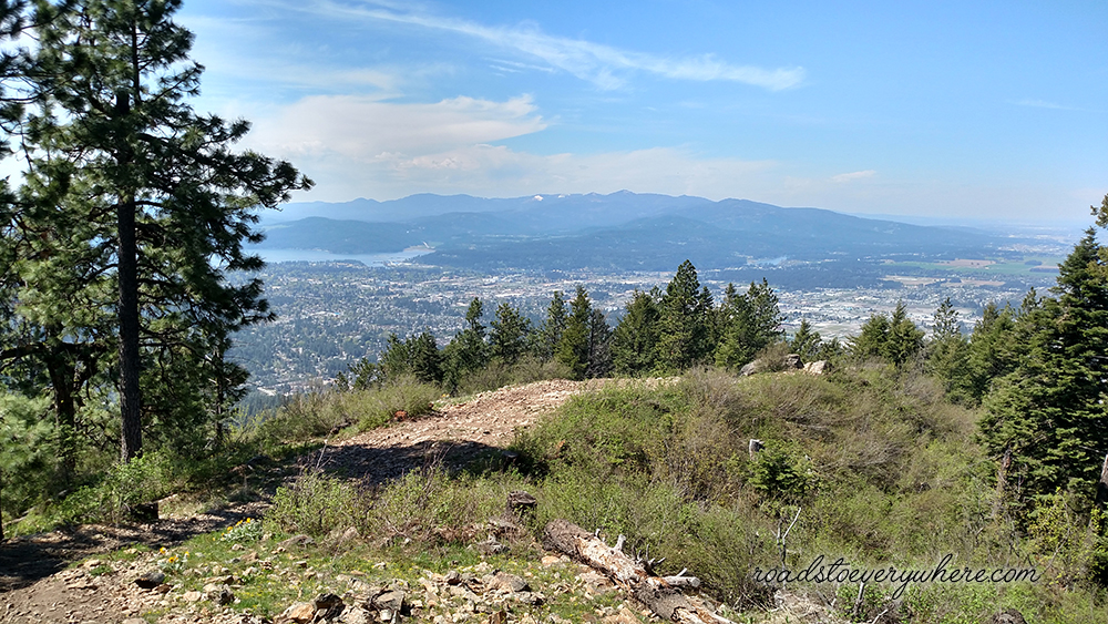 View of Coeur d'Alene from Canfield Mountain