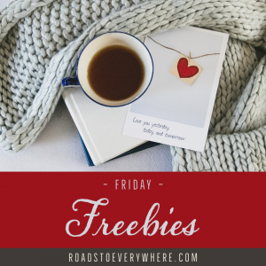 Friday Freebies, books, cup of tea