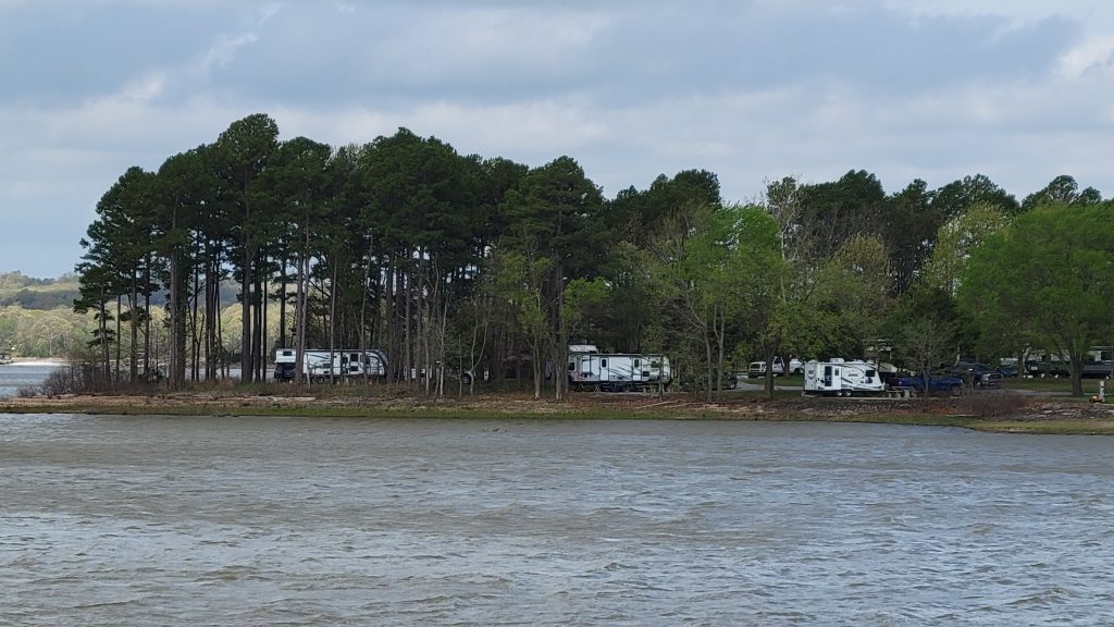 campground on the lake